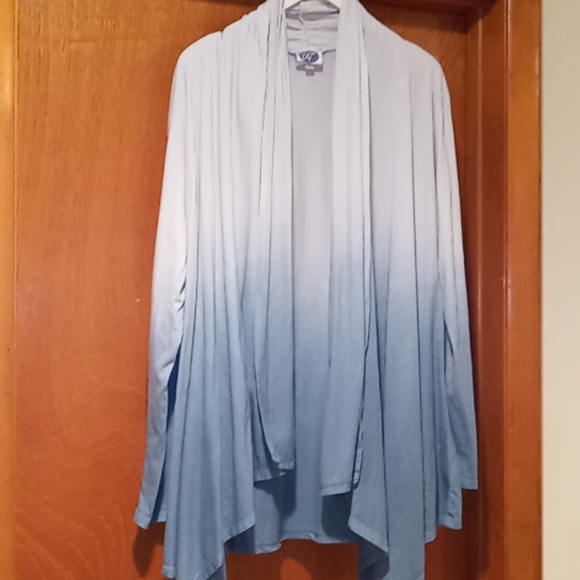 DG2 Dip Dyed Blue Cascade Front Topper, M #0225 - Picture 12 of 14